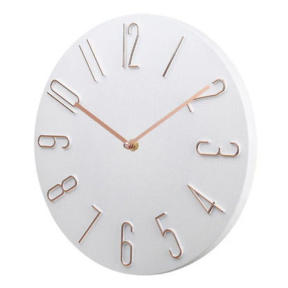 Minimalist Silent Round Wall Clock