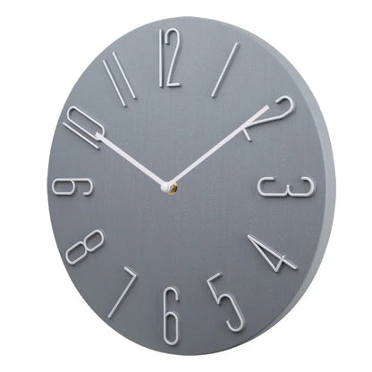 Minimalist Silent Round Wall Clock