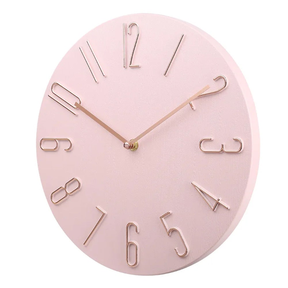 Minimalist Silent Round Wall Clock