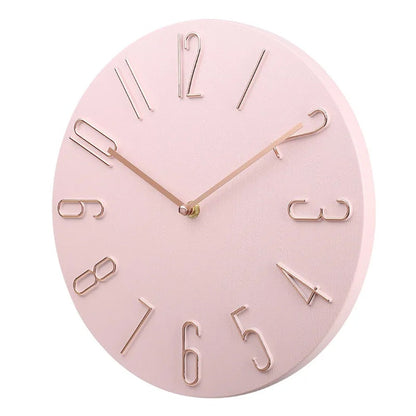 Minimalist Silent Round Wall Clock