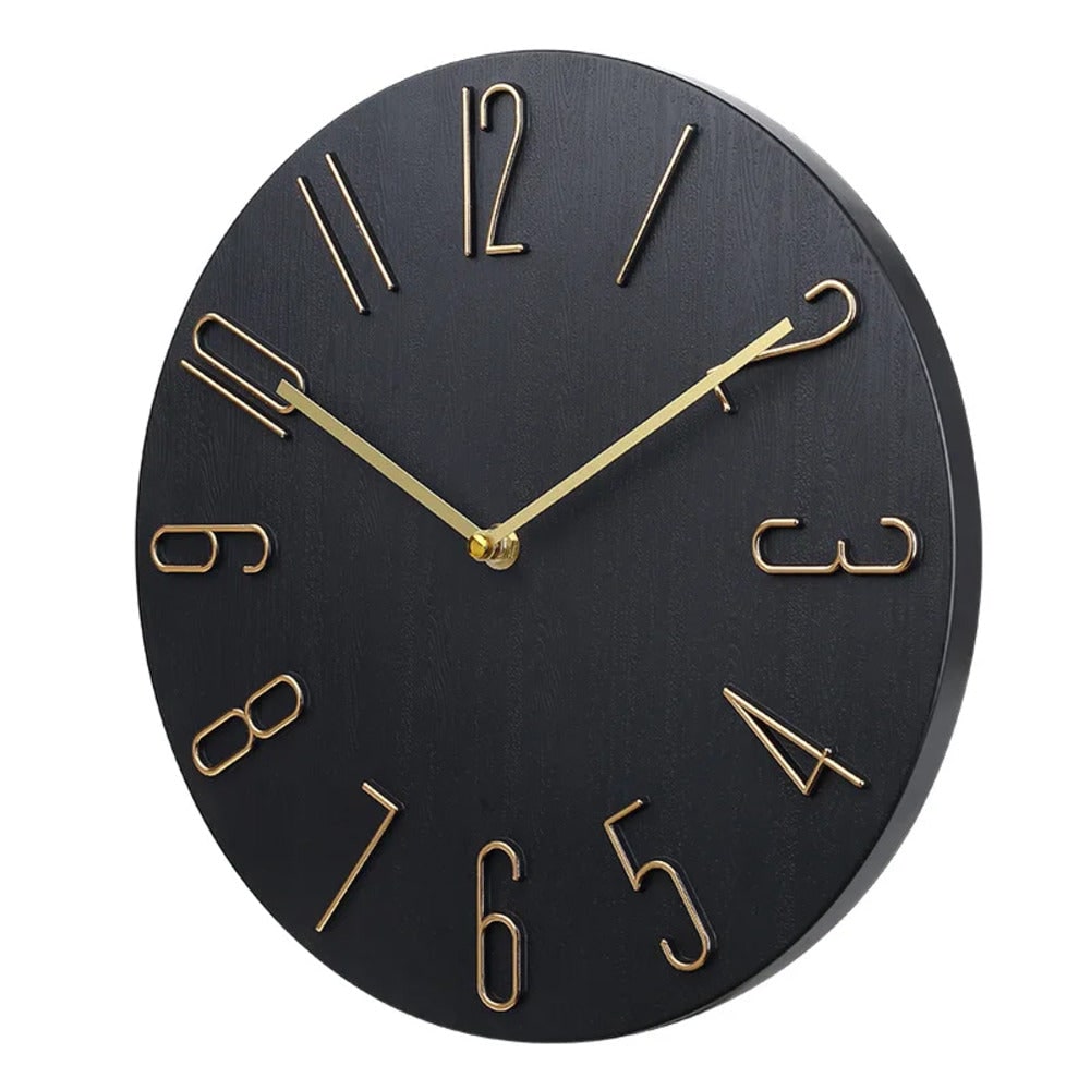 Minimalist Silent Round Wall Clock
