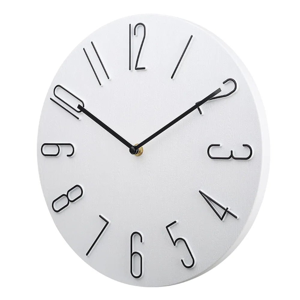 Minimalist Silent Round Wall Clock