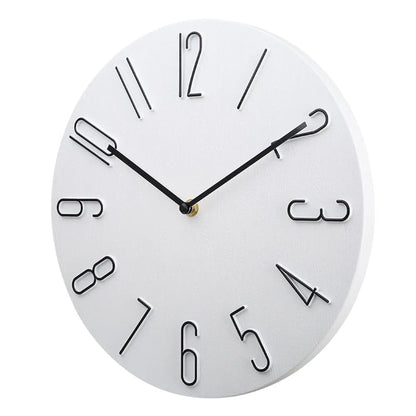Minimalist Silent Round Wall Clock
