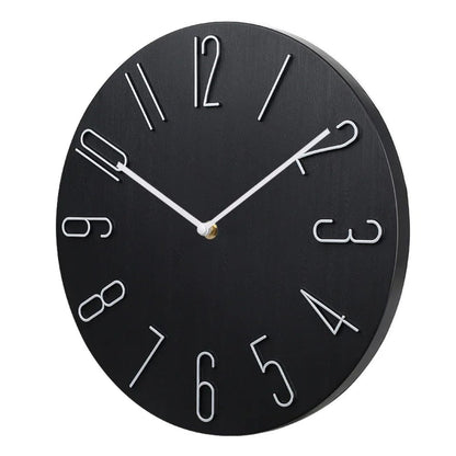Minimalist Silent Round Wall Clock