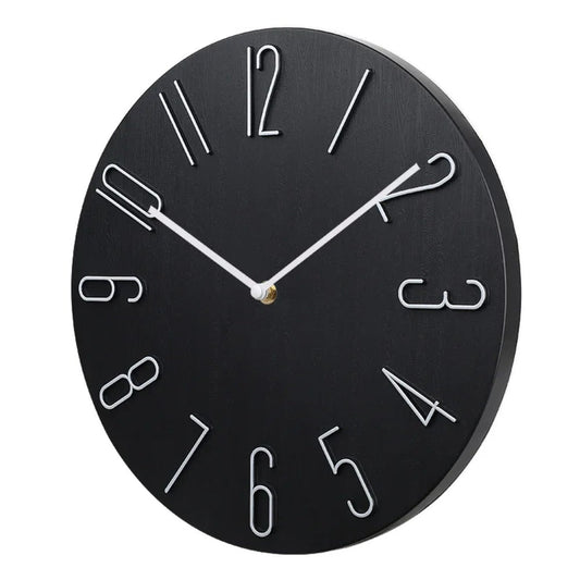 Minimalist Silent Round Wall Clock