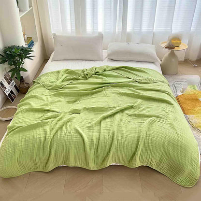 Modern Six-Layer Cotton Muslin Throw Blanket