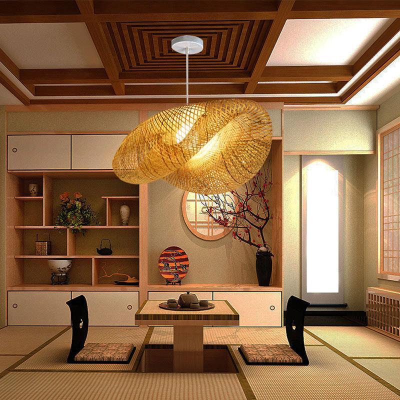 Vela pendant in a Japanese style interior