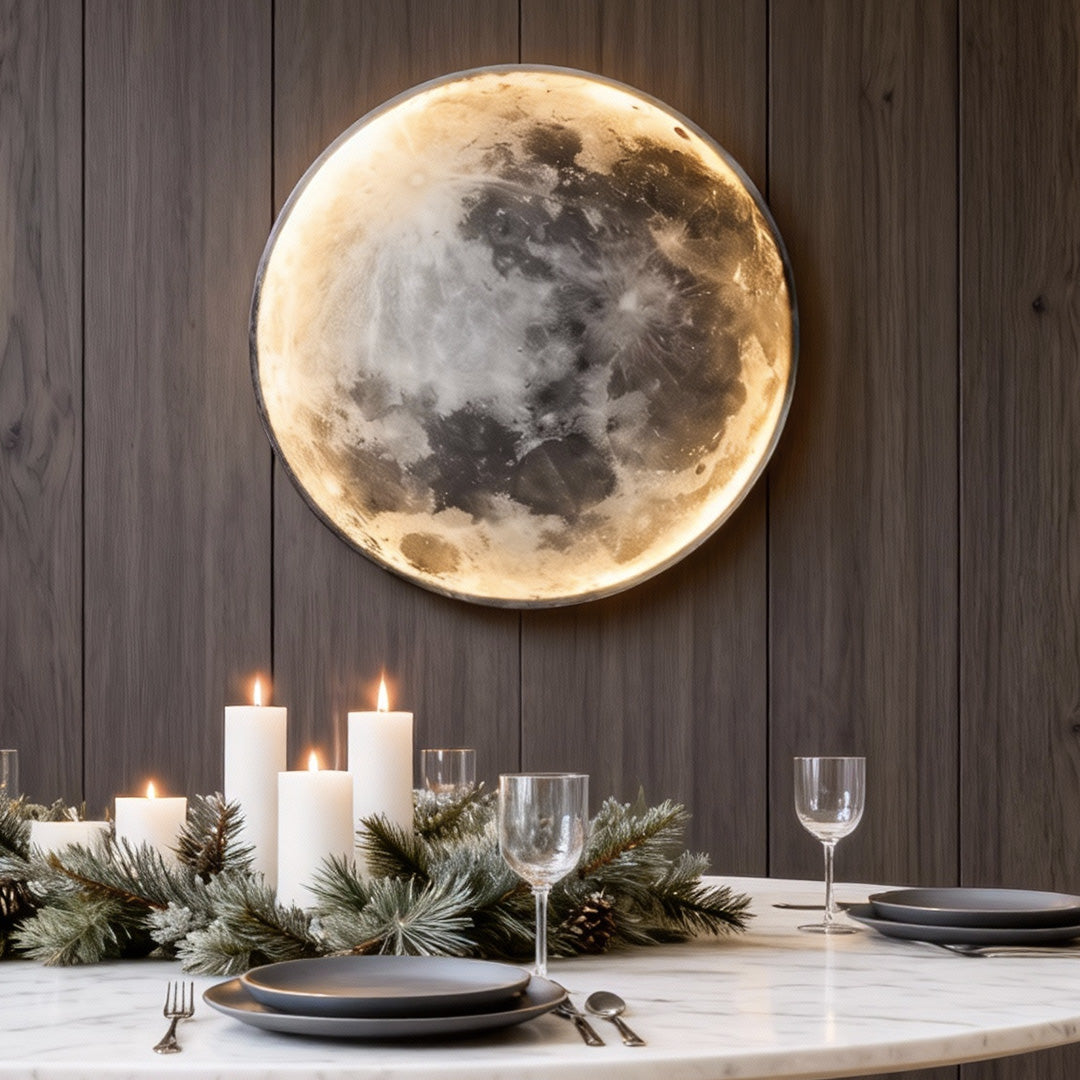Luna Full Moon LED Wall Light