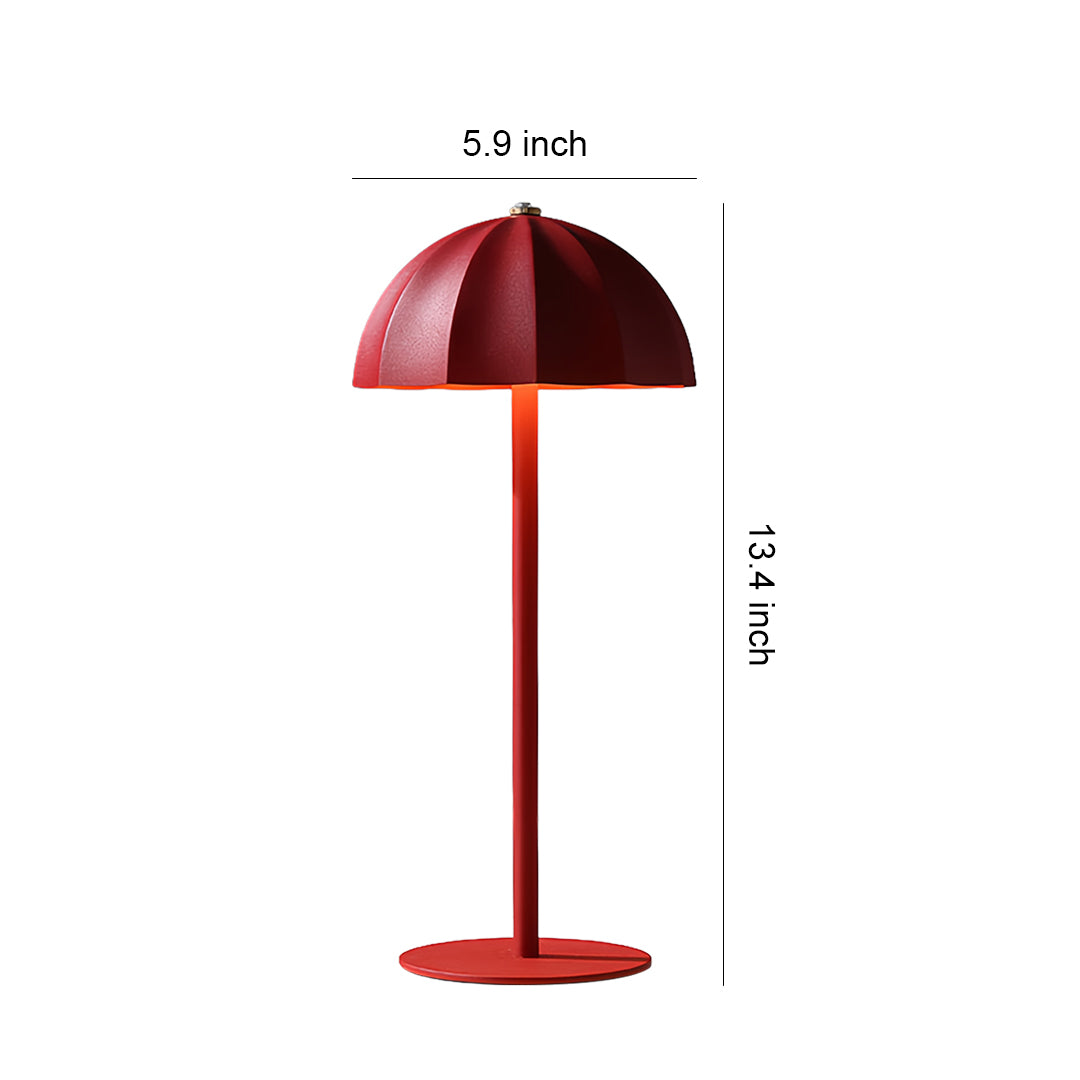 Bolla Cordless Mushroom Table Lamp
