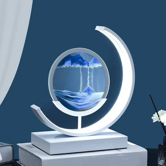 Italian Moving Sand Art Lamp