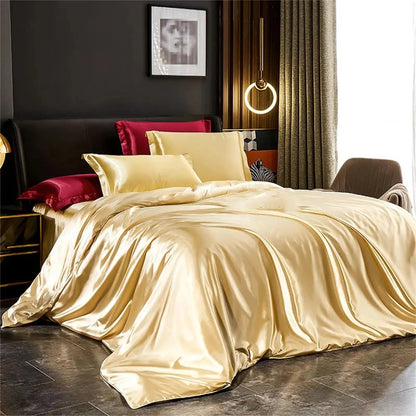 Italian Satin Bedding Set (4 Pieces)