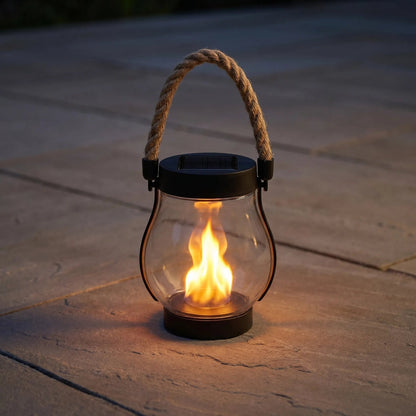 American Solar Flickering Flame Lantern