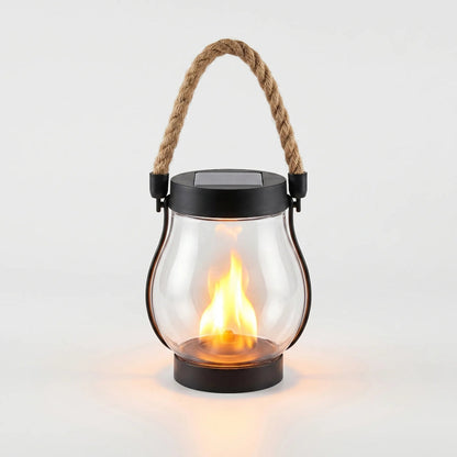 American Solar Flickering Flame Lantern