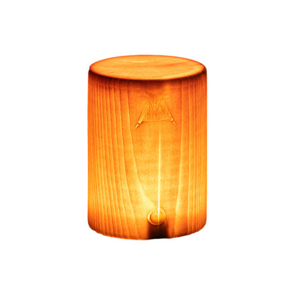 Cubo Wood Grain LED Night Lamp