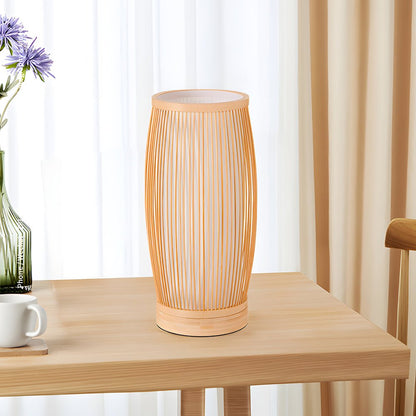 Kago Japanese Bamboo Lantern Table Lamp