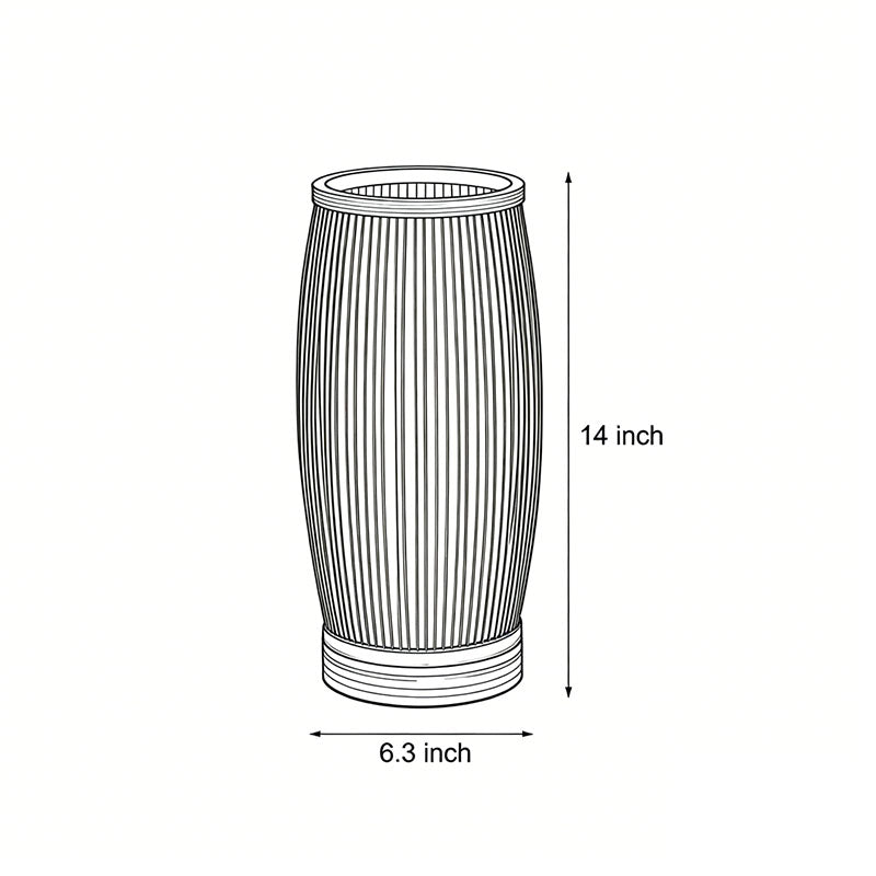 Kago Japanese Bamboo Lantern Table Lamp